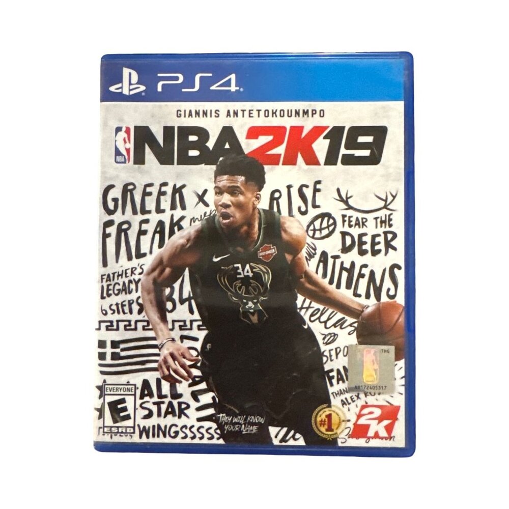 NBA 2K19 (PS4) Basketball Video Game‎ With Giannis Antetokounmpo Cover  Complete